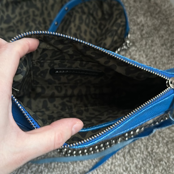 Rebecca Minkoff Mini Mac electric blue snakeskin print - Picture 4 of 5